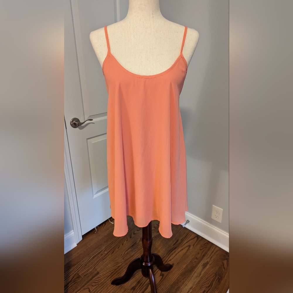 Peachy slip dress
